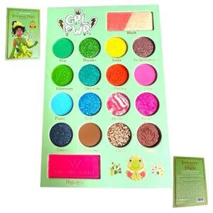 Princess Tiana GRL PWR Eyeshadow Palette | 16 Shades + Blush & Highlighter